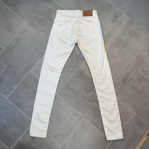 3sixteen x Self Edge 577BSP Slim Tapered Jeans – White – Size 28 x 34 - Picture 3 of 11